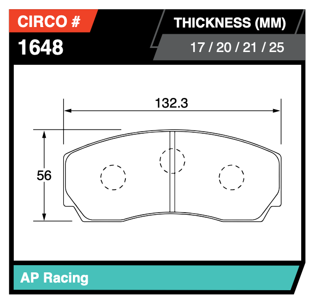 AP 4-Pot Brake Pads